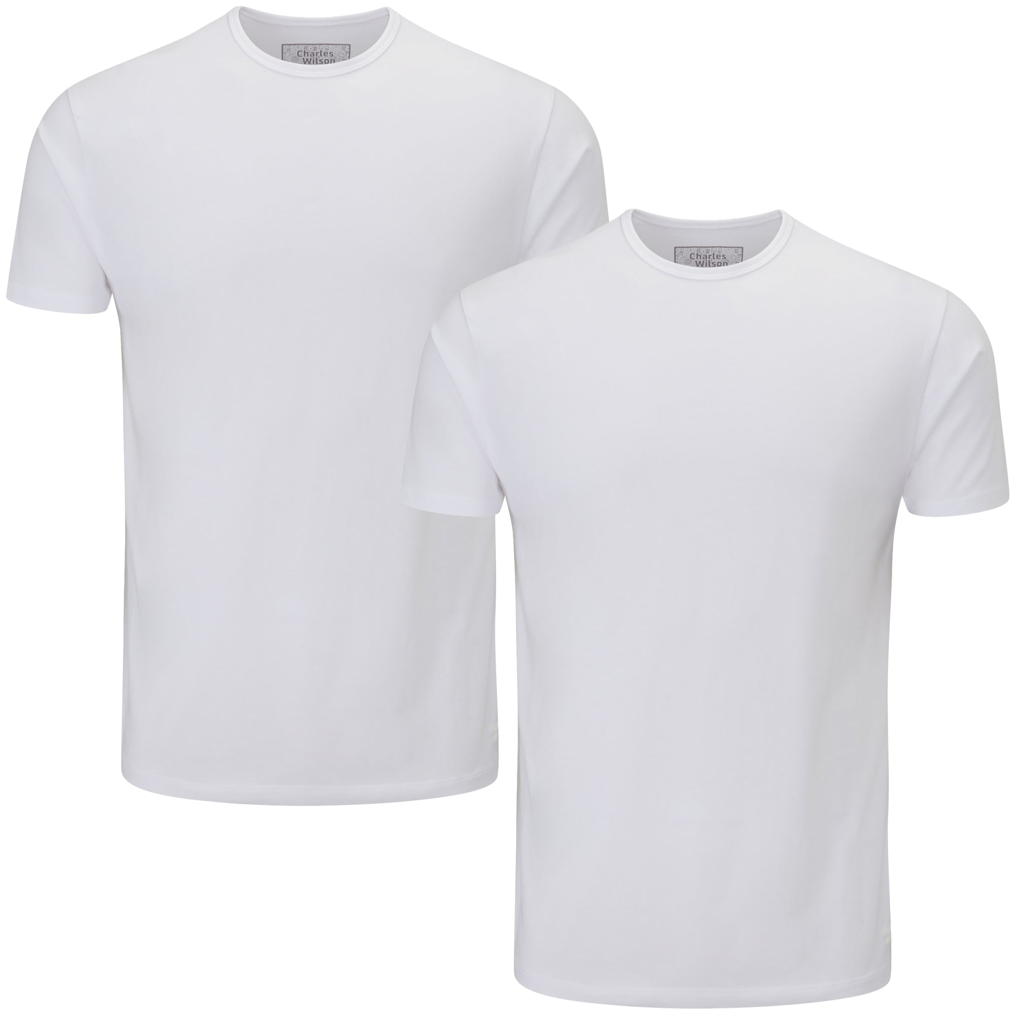 Comfort Stretch Crew Neck T-Shirts 2 Pack