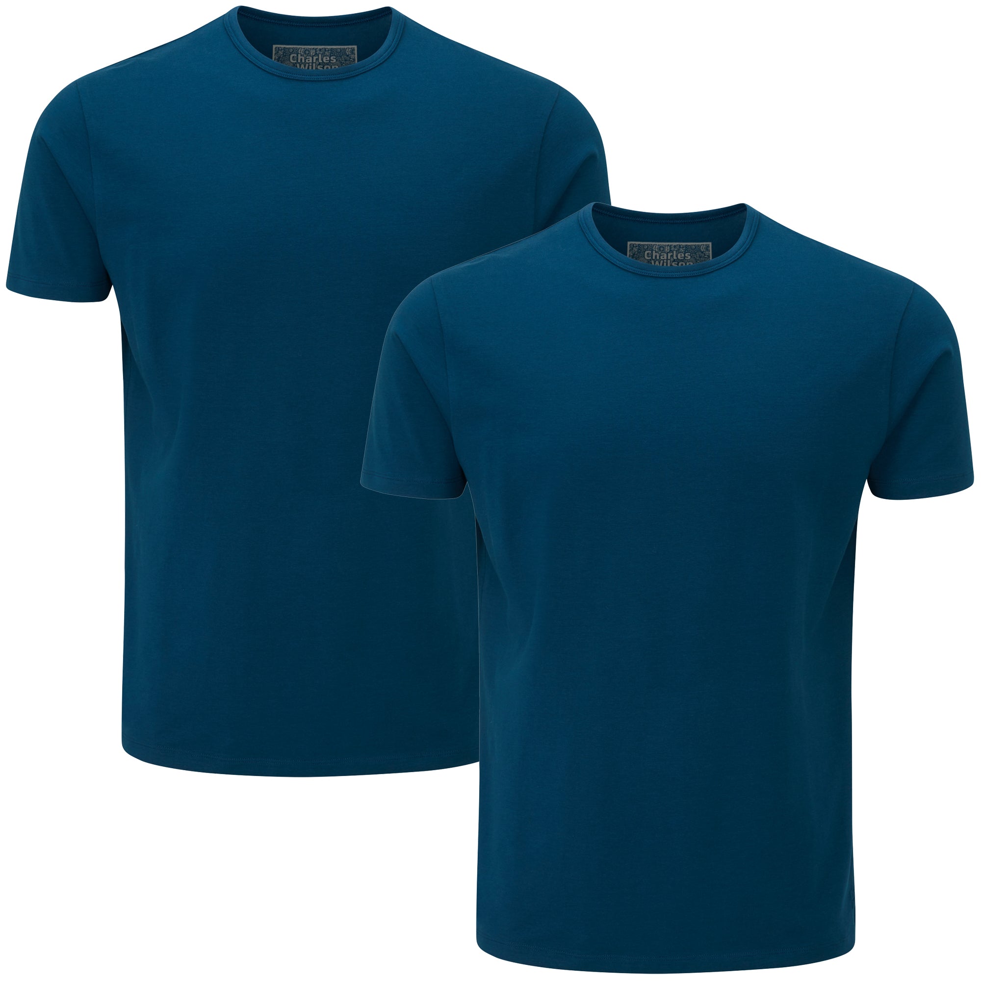 Comfort Stretch Crew Neck T-Shirts 2 Pack