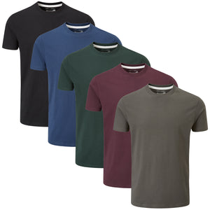 Crew Neck T-Shirts 5 Pack