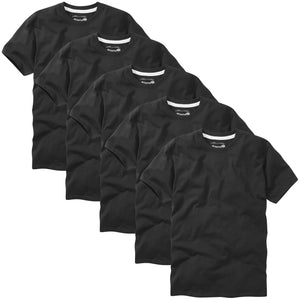 Crew Neck T-Shirts 5 Pack