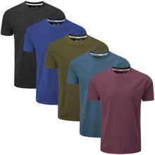 Load image into Gallery viewer, Crew Neck T-Shirts 5 Pack
