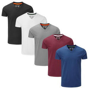 V-Neck T-Shirts 5 Pack