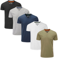 Load image into Gallery viewer, V-Neck T-Shirts 5 Pack
